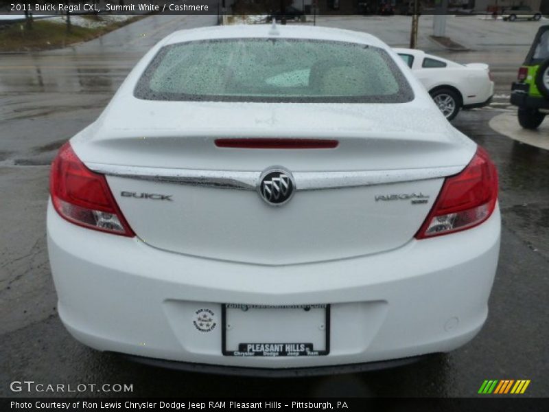 Summit White / Cashmere 2011 Buick Regal CXL