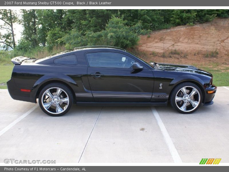 Black / Black Leather 2007 Ford Mustang Shelby GT500 Coupe