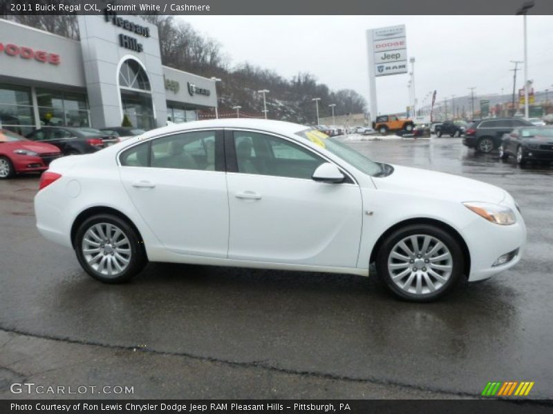 Summit White / Cashmere 2011 Buick Regal CXL