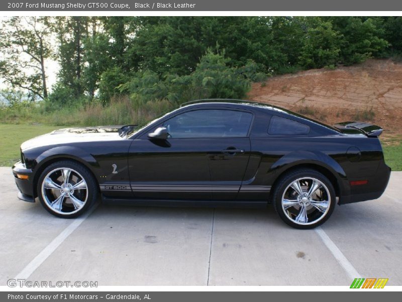 Black / Black Leather 2007 Ford Mustang Shelby GT500 Coupe