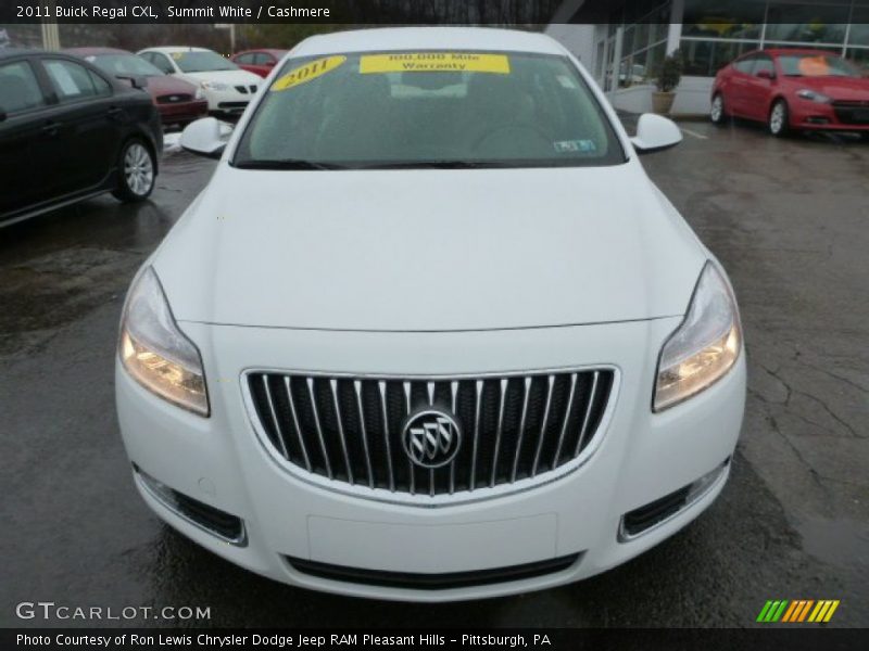 Summit White / Cashmere 2011 Buick Regal CXL