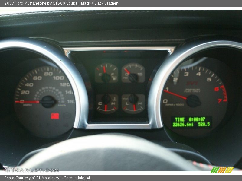 Black / Black Leather 2007 Ford Mustang Shelby GT500 Coupe
