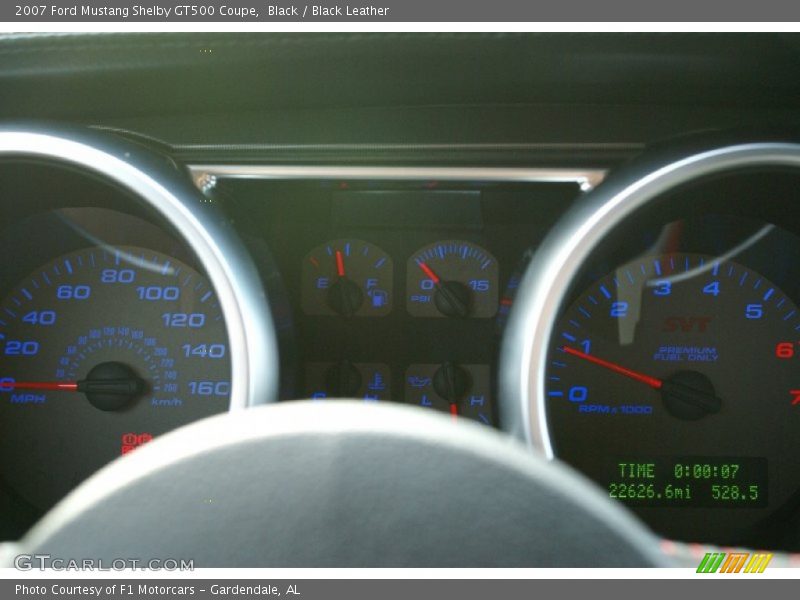 Black / Black Leather 2007 Ford Mustang Shelby GT500 Coupe