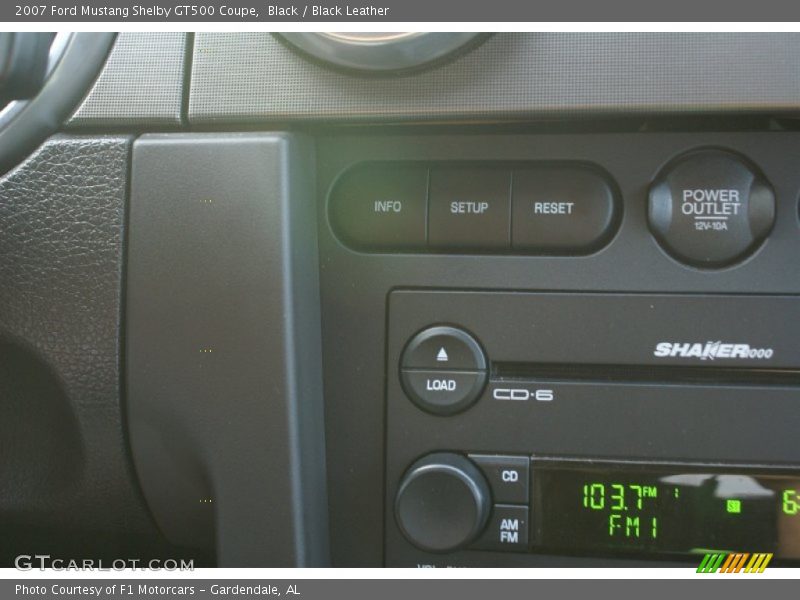 Black / Black Leather 2007 Ford Mustang Shelby GT500 Coupe