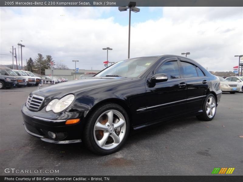 Black / Stone 2005 Mercedes-Benz C 230 Kompressor Sedan