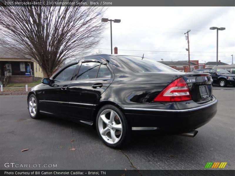 Black / Stone 2005 Mercedes-Benz C 230 Kompressor Sedan