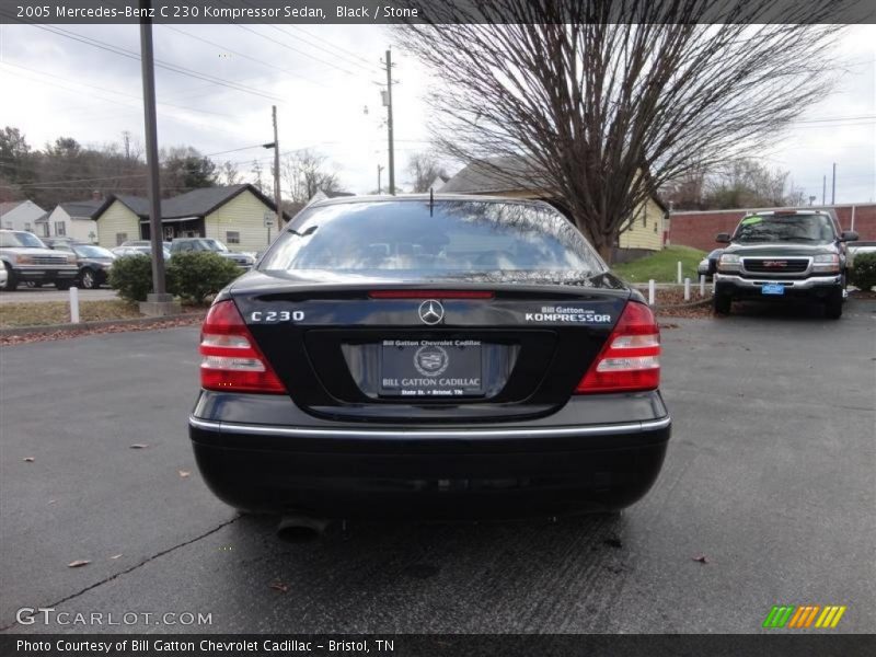 Black / Stone 2005 Mercedes-Benz C 230 Kompressor Sedan