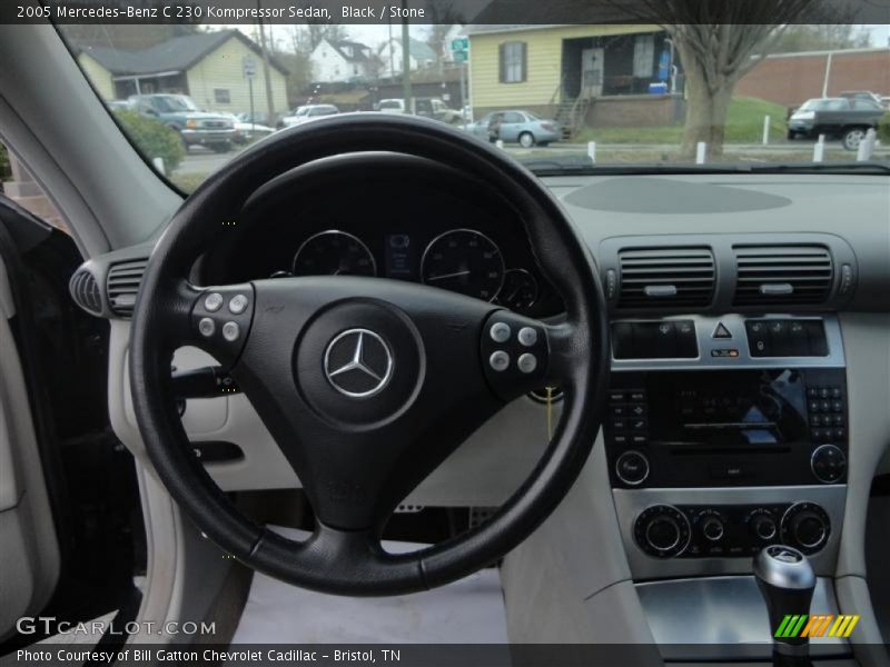 Black / Stone 2005 Mercedes-Benz C 230 Kompressor Sedan