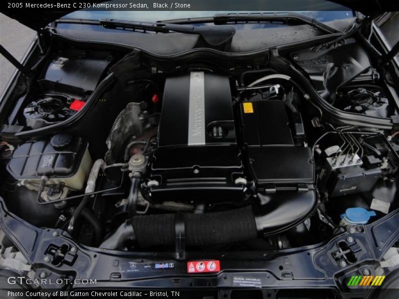 Black / Stone 2005 Mercedes-Benz C 230 Kompressor Sedan