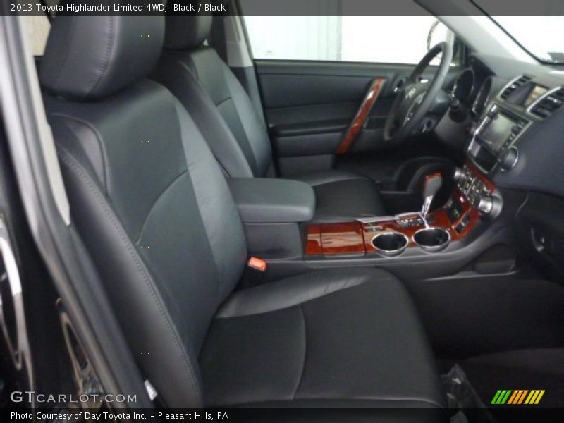 Black / Black 2013 Toyota Highlander Limited 4WD