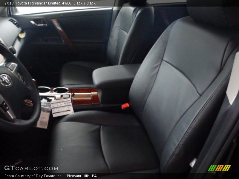 Black / Black 2013 Toyota Highlander Limited 4WD