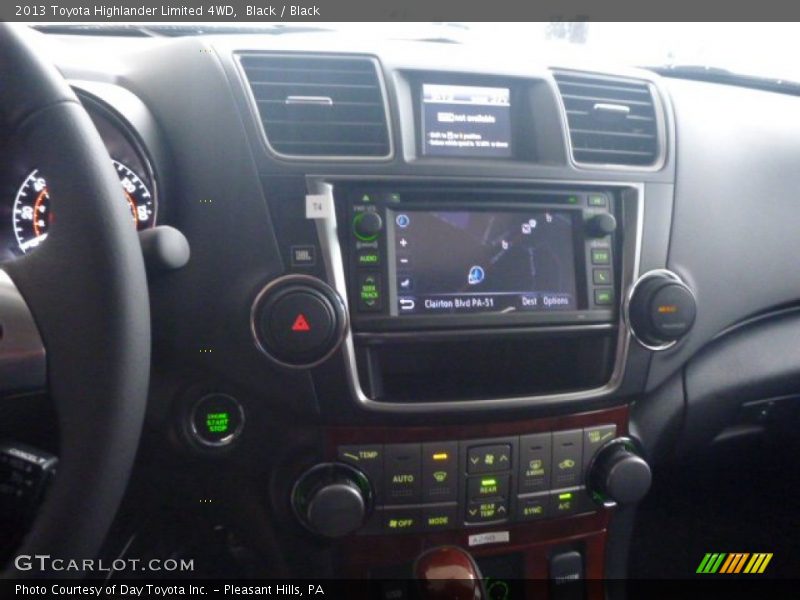 Black / Black 2013 Toyota Highlander Limited 4WD