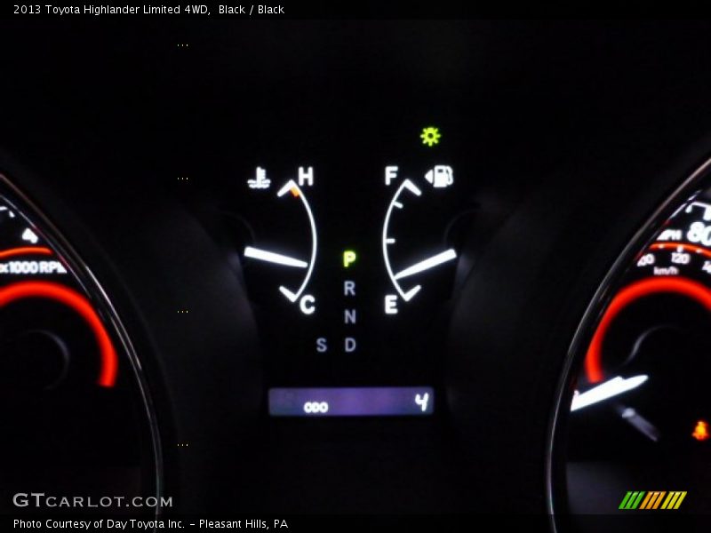 Black / Black 2013 Toyota Highlander Limited 4WD