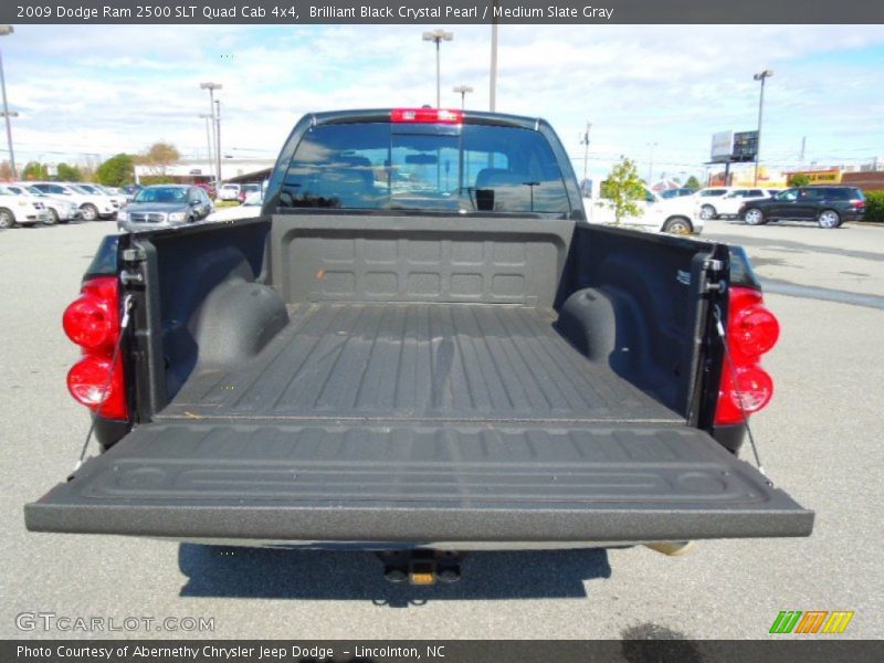 Brilliant Black Crystal Pearl / Medium Slate Gray 2009 Dodge Ram 2500 SLT Quad Cab 4x4