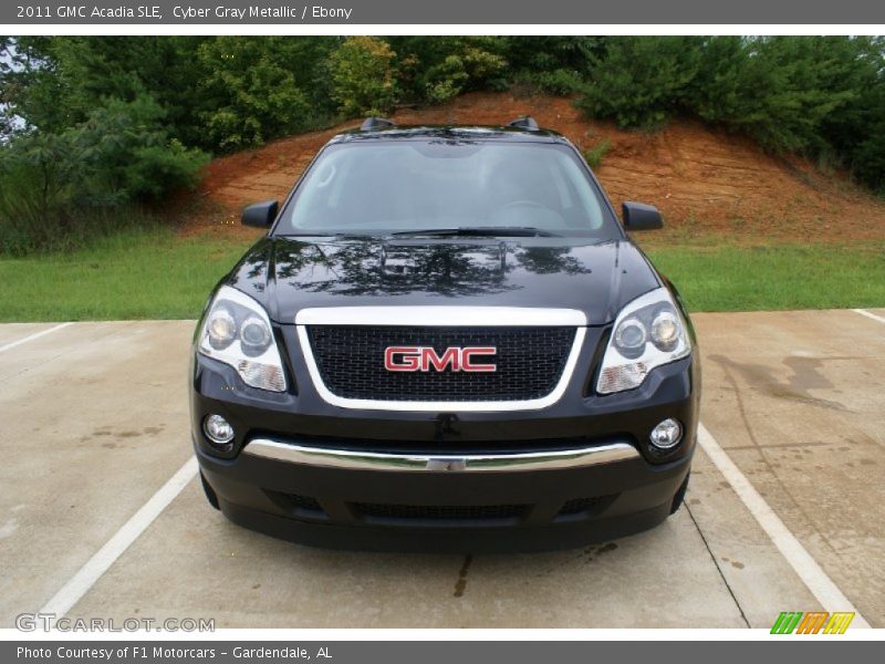 Cyber Gray Metallic / Ebony 2011 GMC Acadia SLE