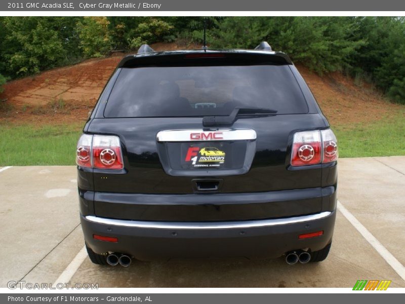 Cyber Gray Metallic / Ebony 2011 GMC Acadia SLE