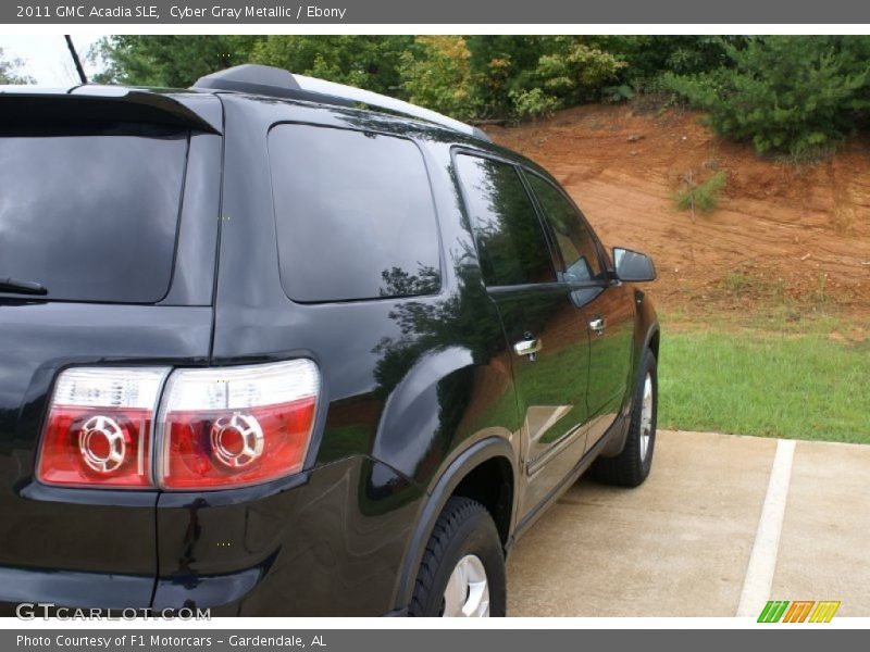 Cyber Gray Metallic / Ebony 2011 GMC Acadia SLE