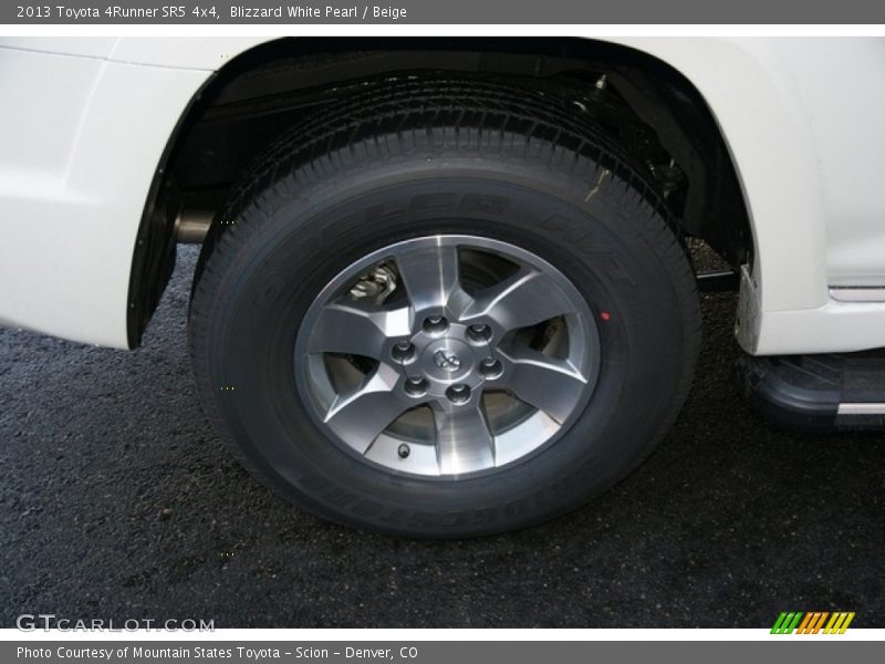 Blizzard White Pearl / Beige 2013 Toyota 4Runner SR5 4x4