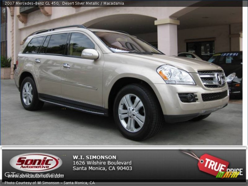 Desert Silver Metallic / Macadamia 2007 Mercedes-Benz GL 450