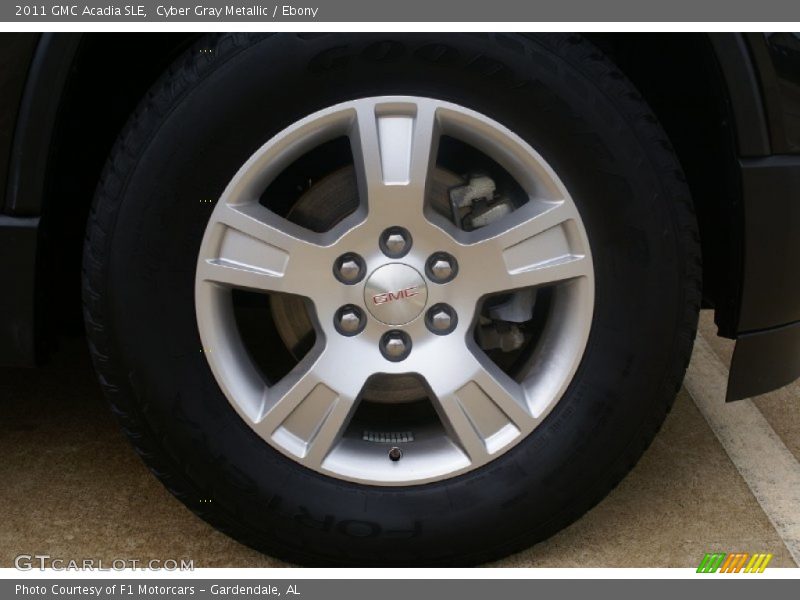 Cyber Gray Metallic / Ebony 2011 GMC Acadia SLE