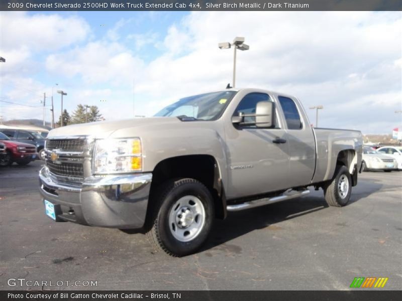 Front 3/4 View of 2009 Silverado 2500HD Work Truck Extended Cab 4x4