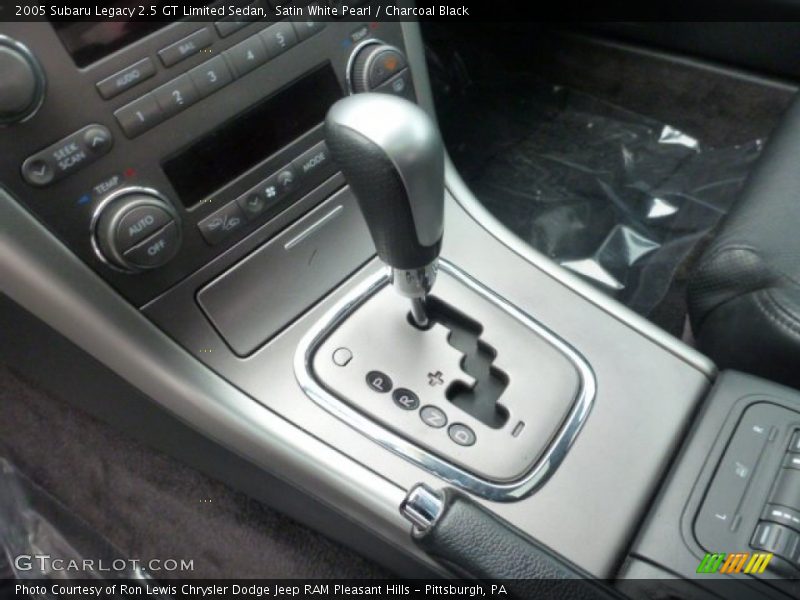 Satin White Pearl / Charcoal Black 2005 Subaru Legacy 2.5 GT Limited Sedan