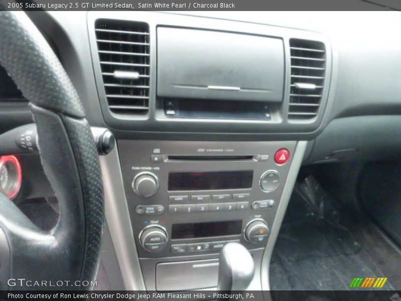 Satin White Pearl / Charcoal Black 2005 Subaru Legacy 2.5 GT Limited Sedan