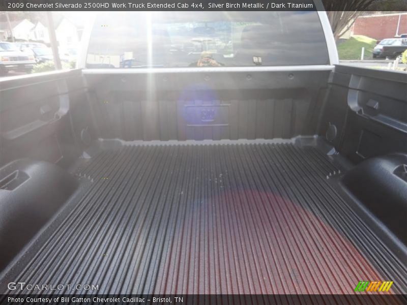 Silver Birch Metallic / Dark Titanium 2009 Chevrolet Silverado 2500HD Work Truck Extended Cab 4x4