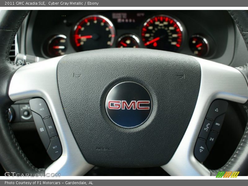 Cyber Gray Metallic / Ebony 2011 GMC Acadia SLE