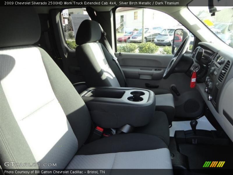 Silver Birch Metallic / Dark Titanium 2009 Chevrolet Silverado 2500HD Work Truck Extended Cab 4x4