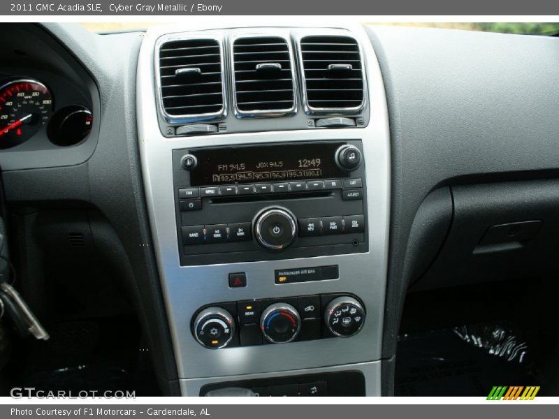 Cyber Gray Metallic / Ebony 2011 GMC Acadia SLE