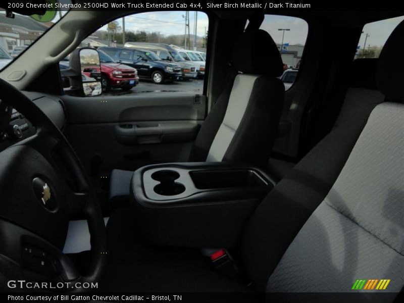 Silver Birch Metallic / Dark Titanium 2009 Chevrolet Silverado 2500HD Work Truck Extended Cab 4x4