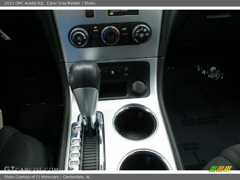 Cyber Gray Metallic / Ebony 2011 GMC Acadia SLE