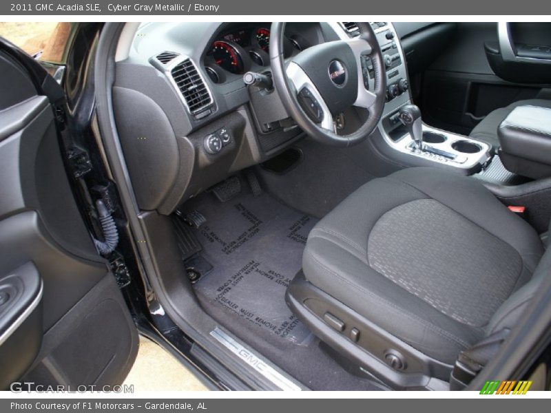 Cyber Gray Metallic / Ebony 2011 GMC Acadia SLE