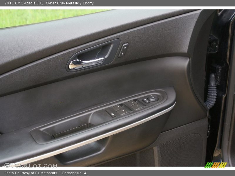 Cyber Gray Metallic / Ebony 2011 GMC Acadia SLE