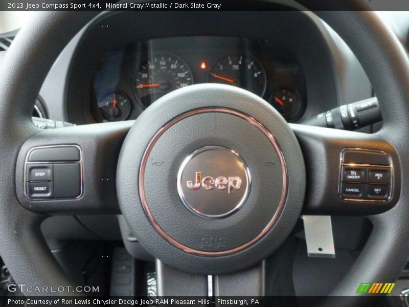 Mineral Gray Metallic / Dark Slate Gray 2013 Jeep Compass Sport 4x4