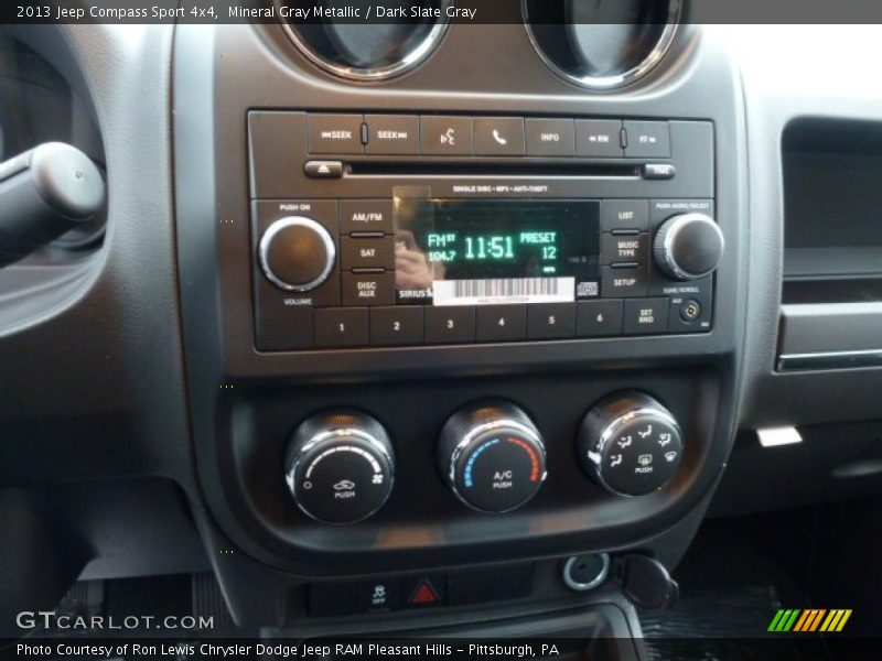 Mineral Gray Metallic / Dark Slate Gray 2013 Jeep Compass Sport 4x4