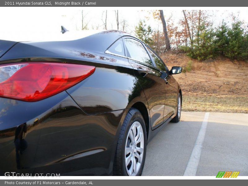 Midnight Black / Camel 2011 Hyundai Sonata GLS