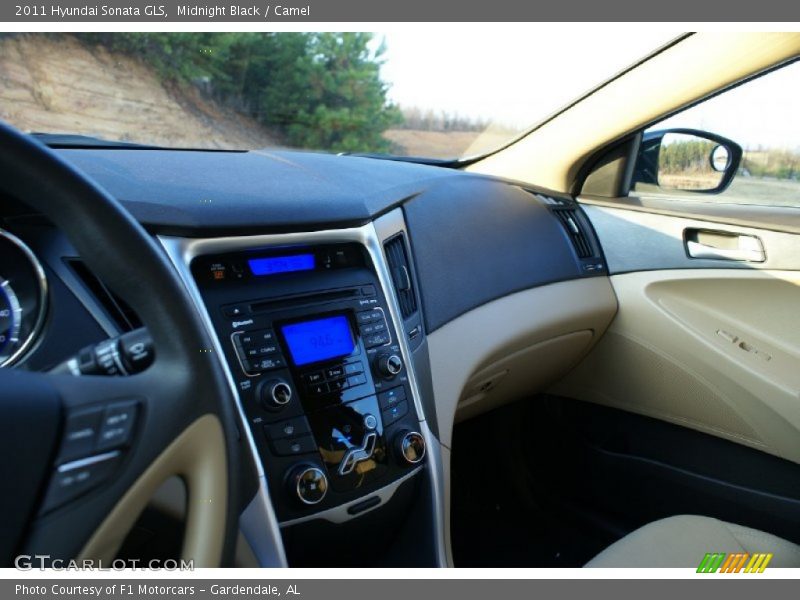 Midnight Black / Camel 2011 Hyundai Sonata GLS