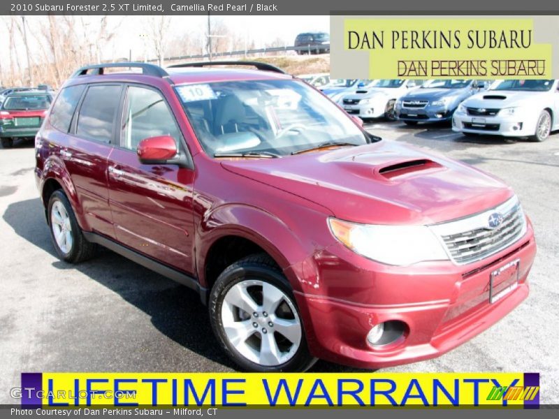 Camellia Red Pearl / Black 2010 Subaru Forester 2.5 XT Limited