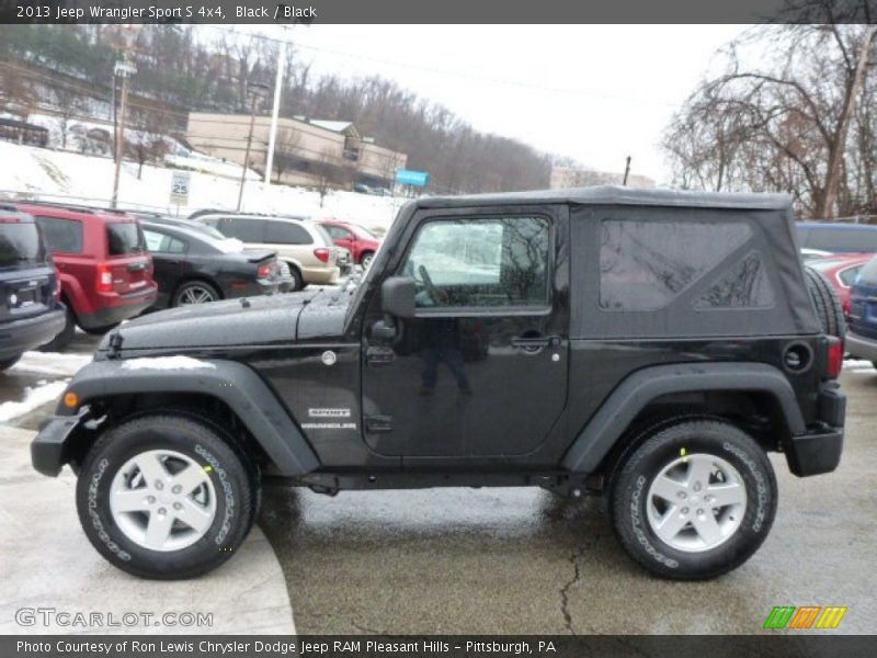 Black / Black 2013 Jeep Wrangler Sport S 4x4