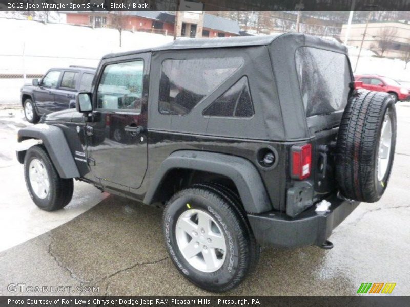 Black / Black 2013 Jeep Wrangler Sport S 4x4