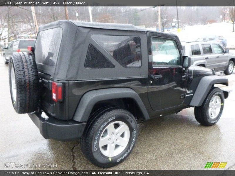Black / Black 2013 Jeep Wrangler Sport S 4x4