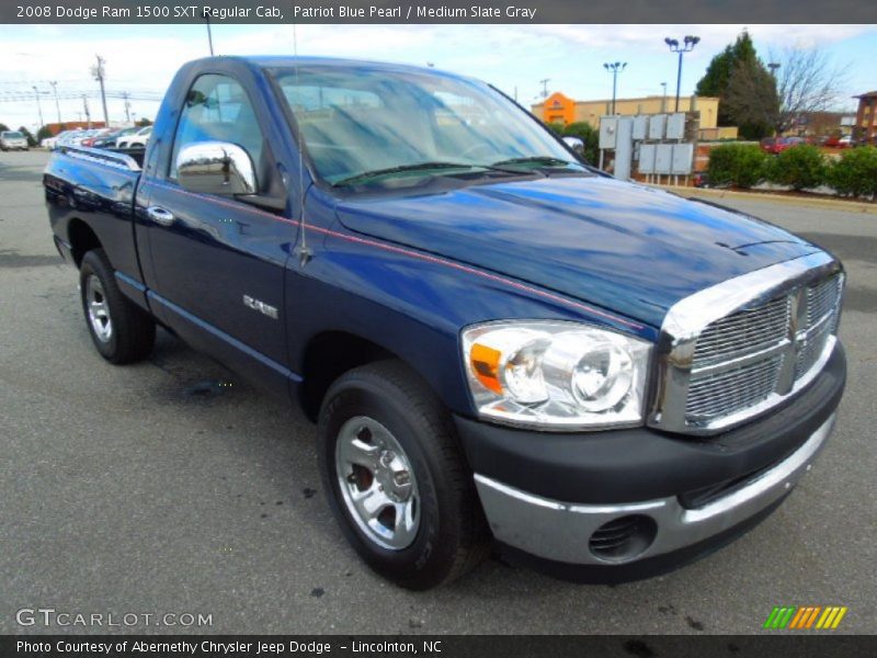 Front 3/4 View of 2008 Ram 1500 SXT Regular Cab