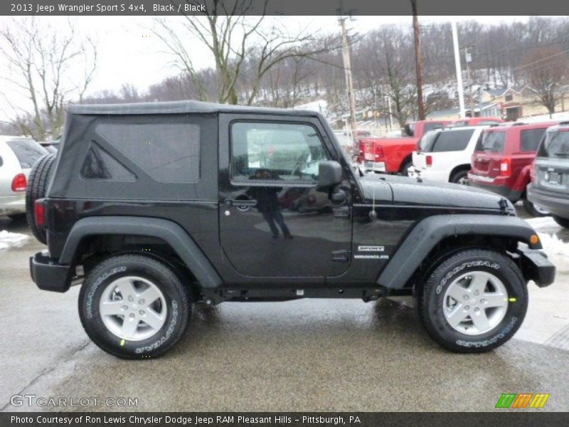 Black / Black 2013 Jeep Wrangler Sport S 4x4