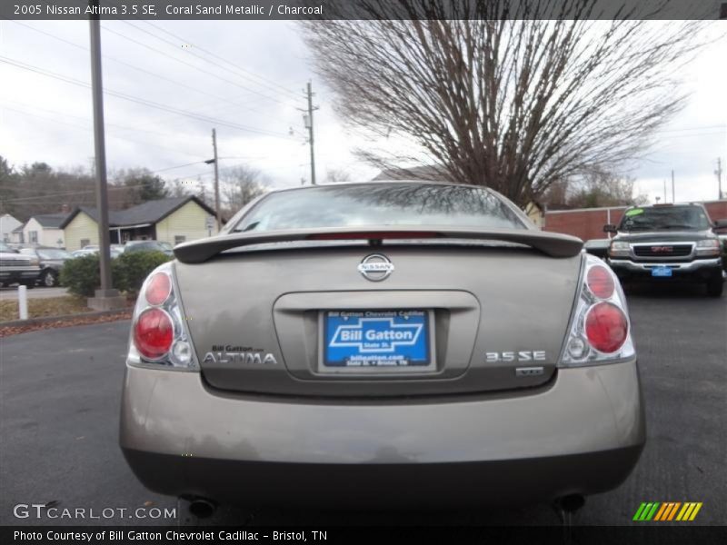 Coral Sand Metallic / Charcoal 2005 Nissan Altima 3.5 SE