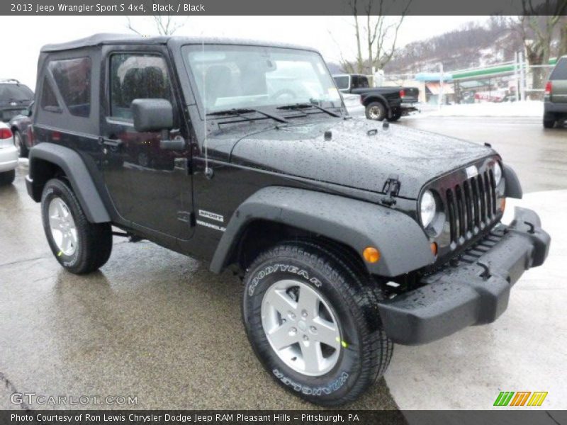 Black / Black 2013 Jeep Wrangler Sport S 4x4