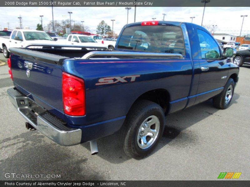 Patriot Blue Pearl / Medium Slate Gray 2008 Dodge Ram 1500 SXT Regular Cab