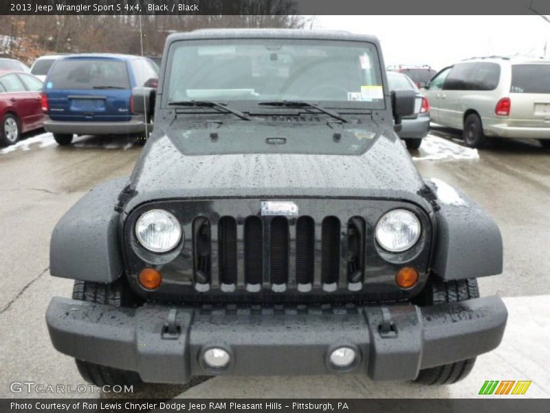 Black / Black 2013 Jeep Wrangler Sport S 4x4