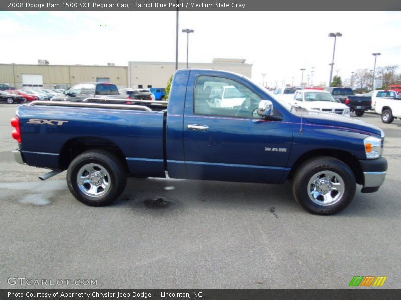 Patriot Blue Pearl / Medium Slate Gray 2008 Dodge Ram 1500 SXT Regular Cab